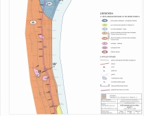 Deo Inženjersko-geološke karte duž trase derivacionog cevovda za mini hidro elektrane u okolini Priboja